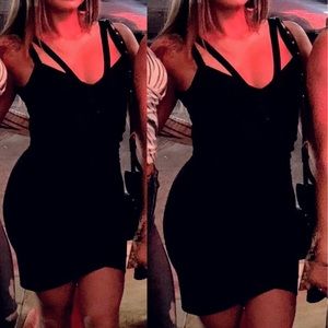 Bebe Black Bodycon Dress